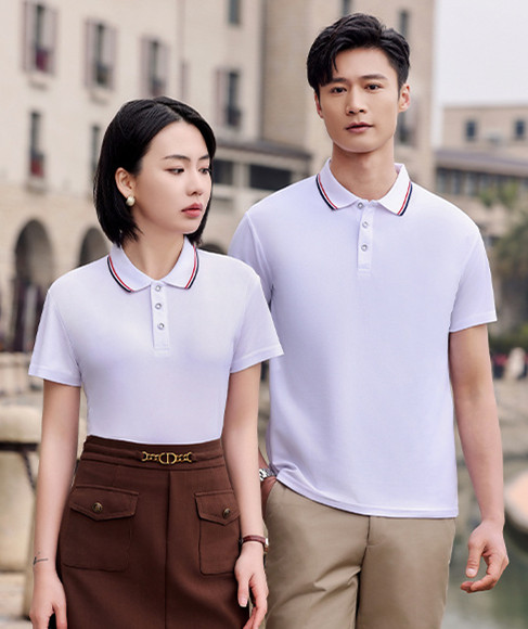 潍坊POLO衫-仿棉翻领 白色